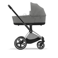 Cybex Priam IV - Mirage Grey (для новорожденных) - Chrome Black / Mirage Grey