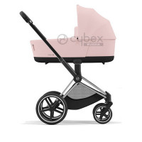 Детская коляска Cybex Priam IV (для новорожденных) - Peach Pink / Chrome Black