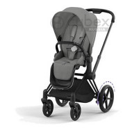 Детская коляска Cybex e-Priam IV (прогулочная) - Mirage Grey / Matt Black