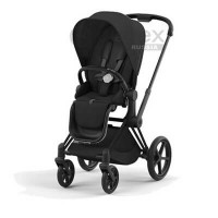 Детская коляска Cybex Priam IV (прогулочная) - Sepia Black / Matt Black
