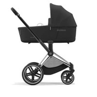 Детская коляска Cybex Priam IV (для новорожденных) - Sepia Black / Chrome Black