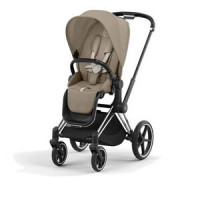 Cybex Priam IV - Cozy Biege (прогулочная) - Chrome Black / Cozy Biege