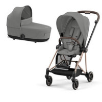 Детская коляска Cybex Mios III (2-в-1) - Mirage Grey / Rose Gold