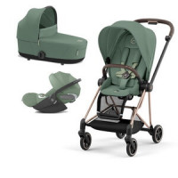 Детская коляска Cybex Mios III (3-в-1) - Leaf Green / Rose Gold