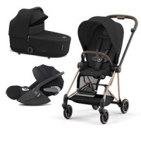Детская коляска Cybex Mios III (3-в-1) - Sepia Black / Rose Gold