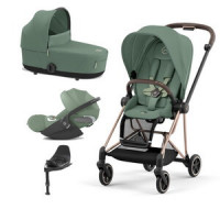 Детская коляска Cybex Mios III (4-в-1) - Leaf Green / Rose Gold