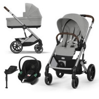Cybex Balios S Lux 2025 (4-в-1) - Stone Grey / Silver