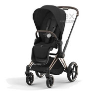 Детская коляска Cybex Priam IV (прогулочная) - Sepia Black / Rose Gold