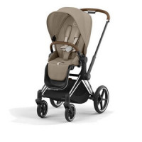 Детская коляска Cybex Priam IV (прогулочная) - Cozy Biege / Chrome Brown