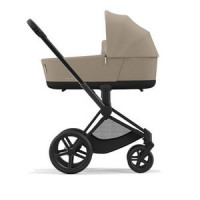 Детская коляска Cybex Priam IV (для новорожденных) - Cozy Biege / Matt Black