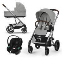 Cybex Balios S Lux 2025 (3-в-1) - Stone Grey / Silver